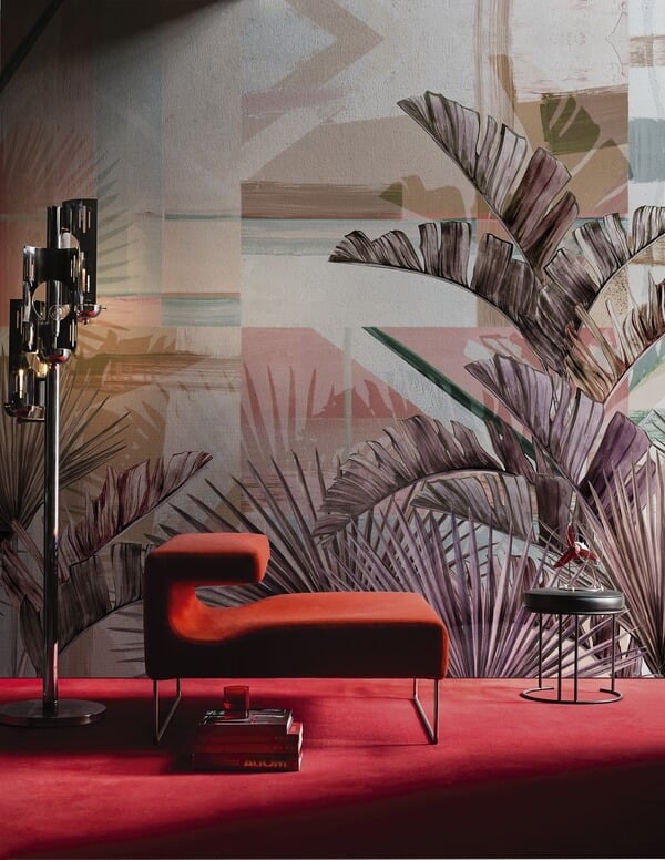 Tapeta Tropikalna zawnętrzna Wall&Deco Florldita WDFR1601 Contemporary 2016