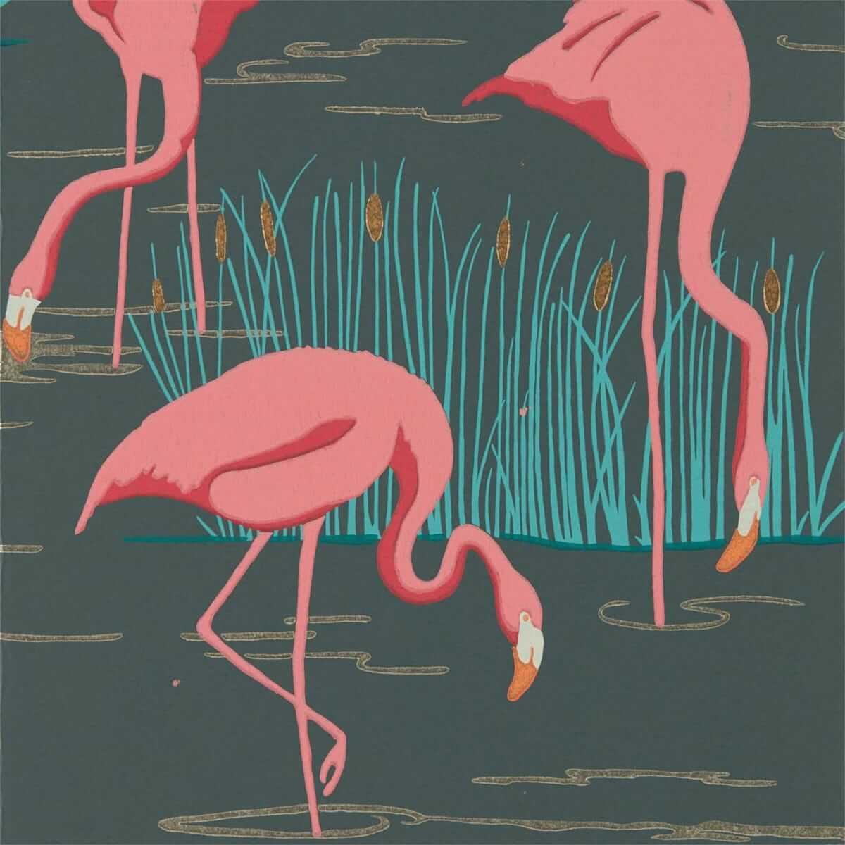 Tapeta z flamingami Harlequin 112156 Salinas