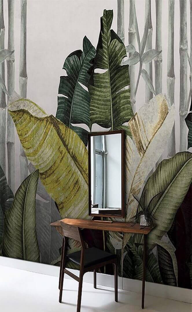 elegancka tapeta w liście bananowca 14ORX190514-1-PERSANO onewalldesign