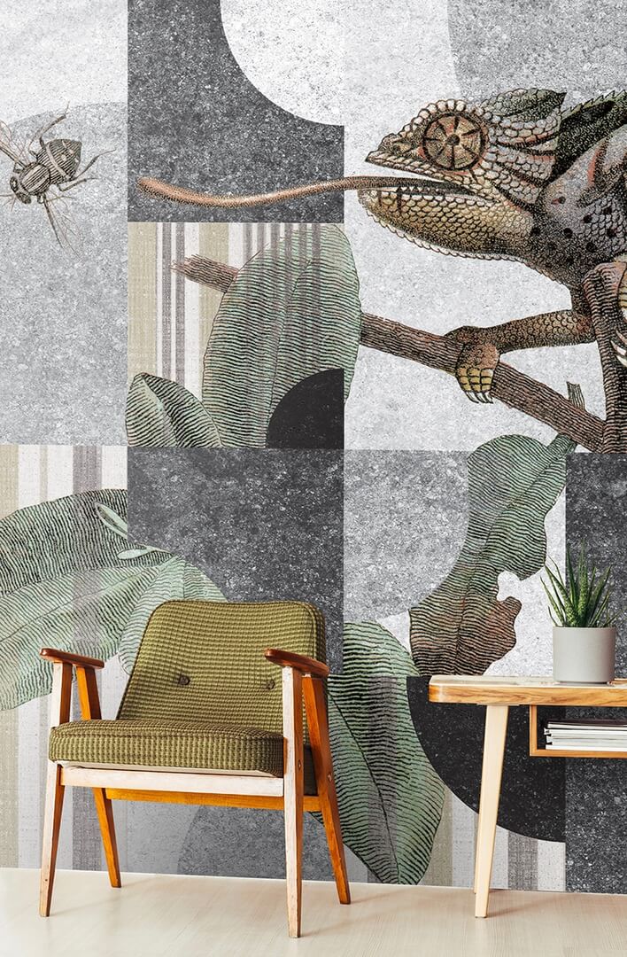 tapeta w egzotyczne zwierzęta 12GAM-191112-1-ACCIARELLA one wall design