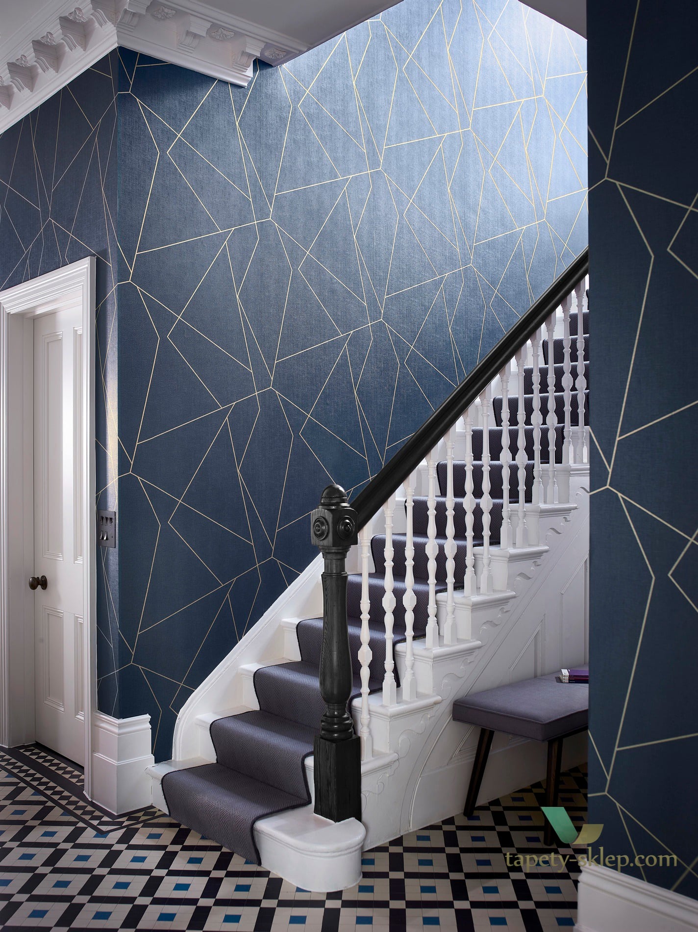 Klatka schodowa sztukateria