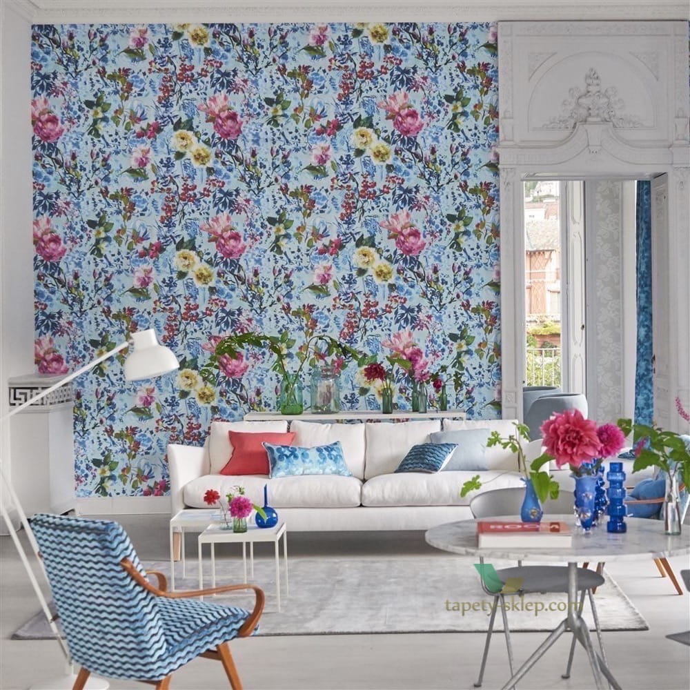 Tapeta Designers Guild PDG1028/01 Cornflower Majolica