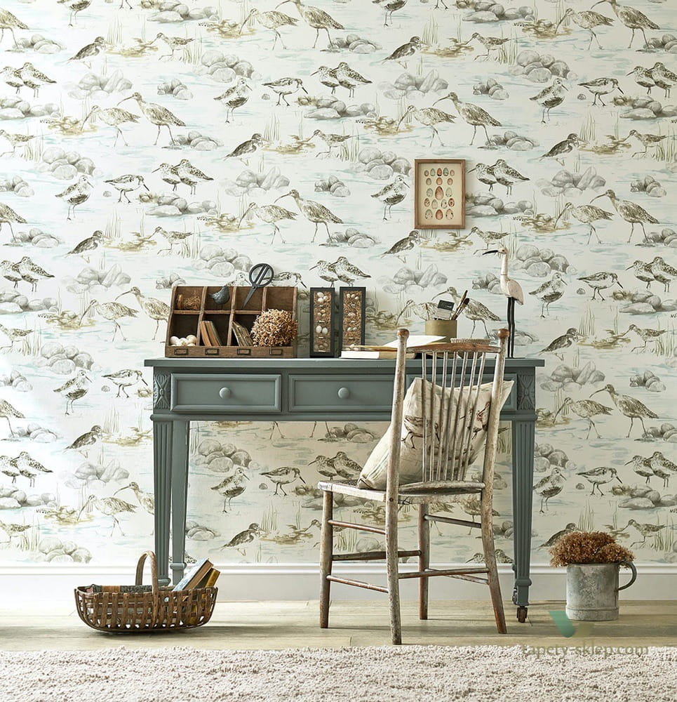 Tapeta ptaki Sanderson 216492 Estuary Birds