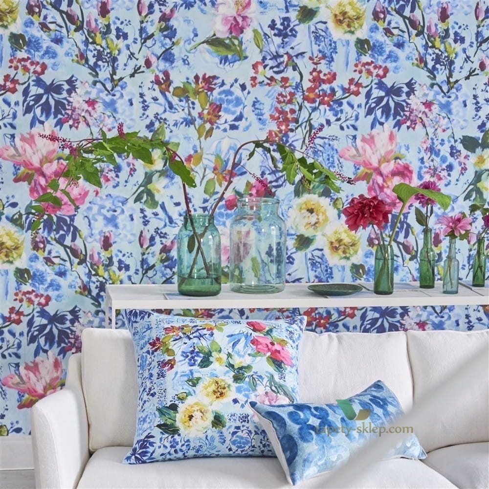 Tapeta Designers Guild PDG1028/01 Cornflower Majolica