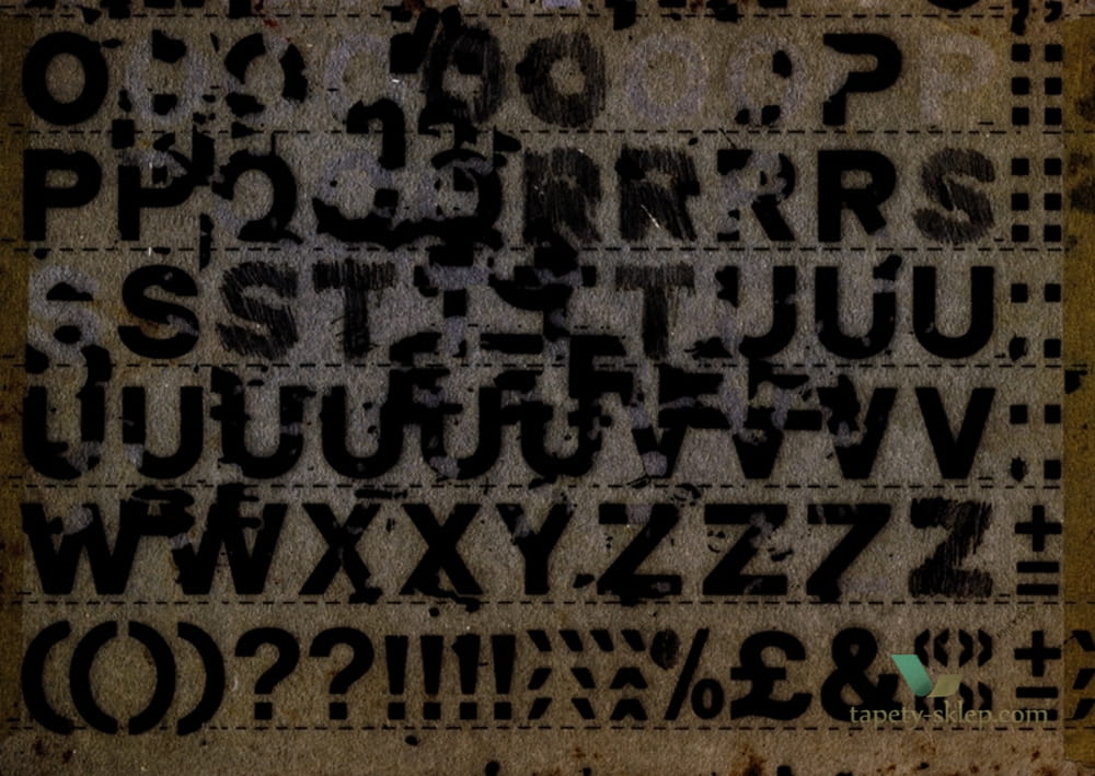 Tapeta Wall&Deco Letra-Set WDLS1401 Contemporary 14