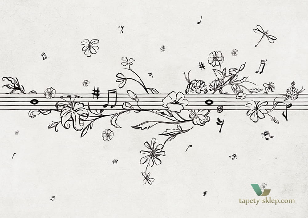 Tapeta Wall&Deco Musik metrik WDMM1401 Contemporary 14