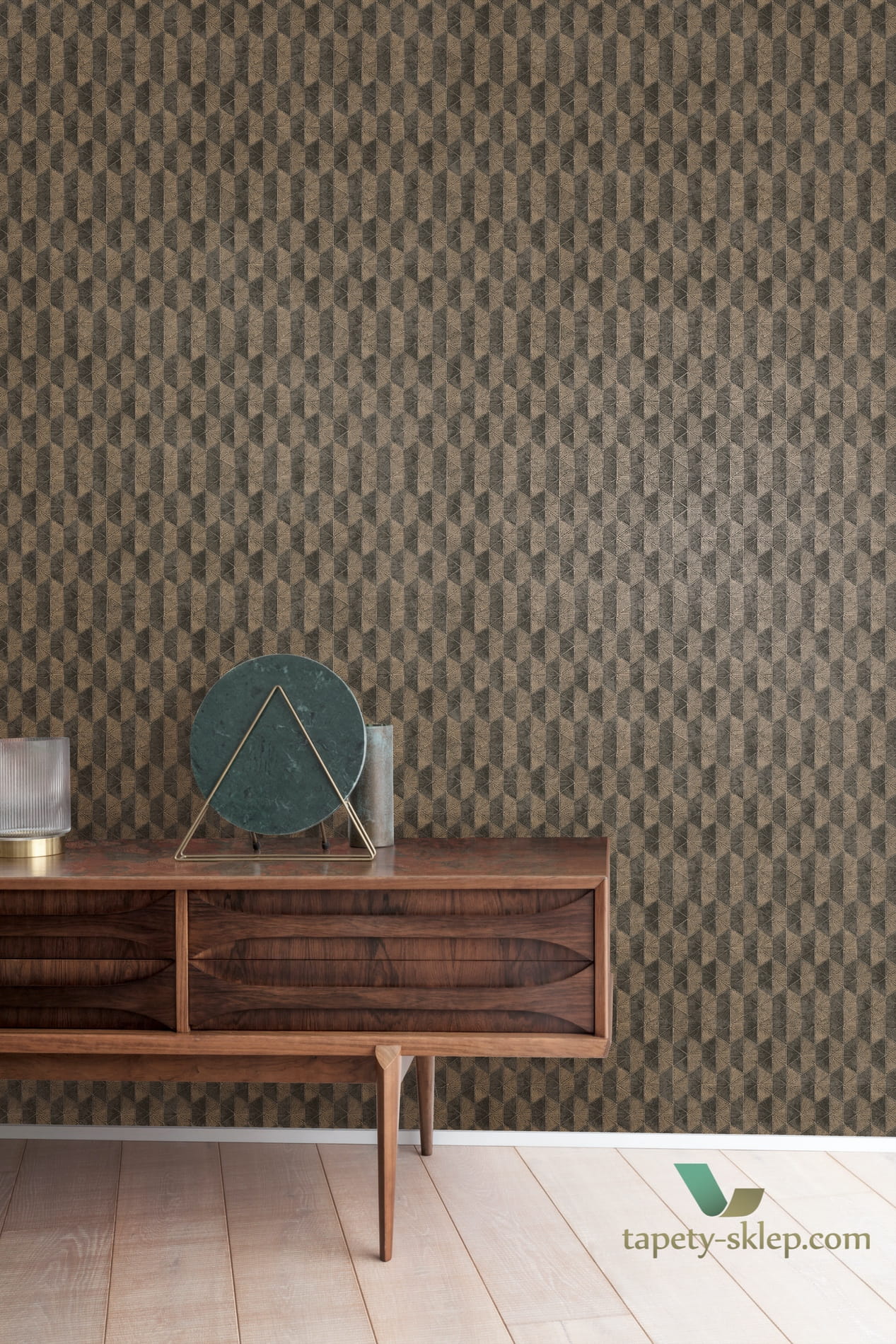 Tapeta geometryczna Khroma ORB704 Vector Orbital