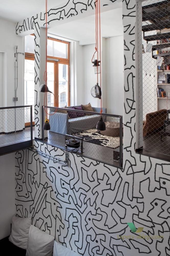 Tapeta Wall&Deco Black spaces WDBS1402 Contemporary 14