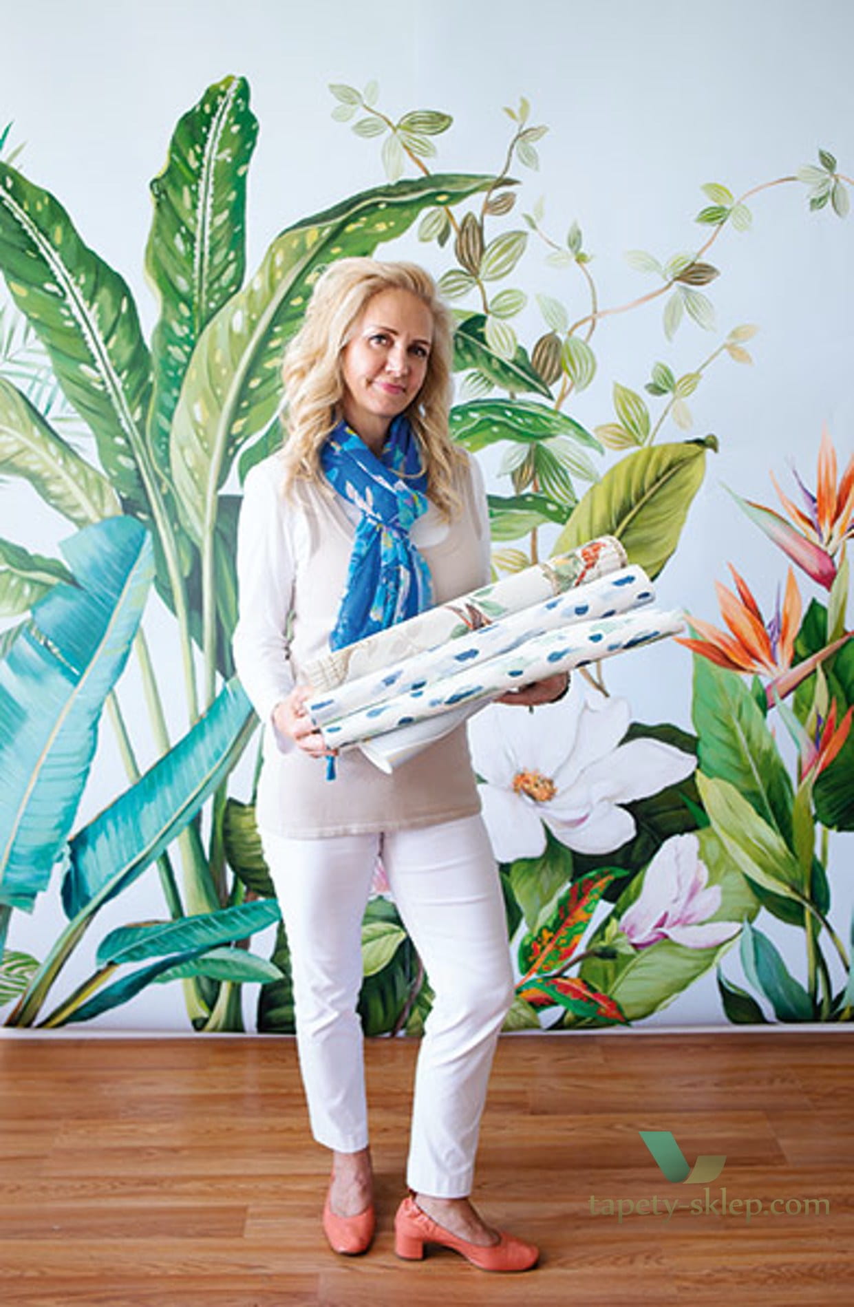 Mural Daisy Bennett DB11802m Naples Palm Anthology Resource Wallquest
