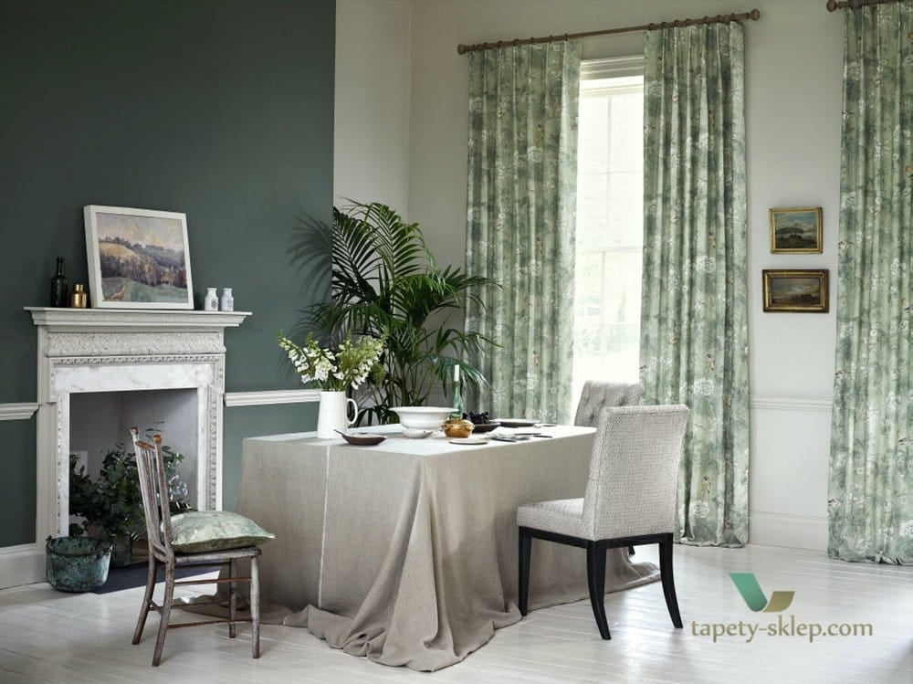 Tapeta botaniczna Sanderson 216387 Chiswick Grove
