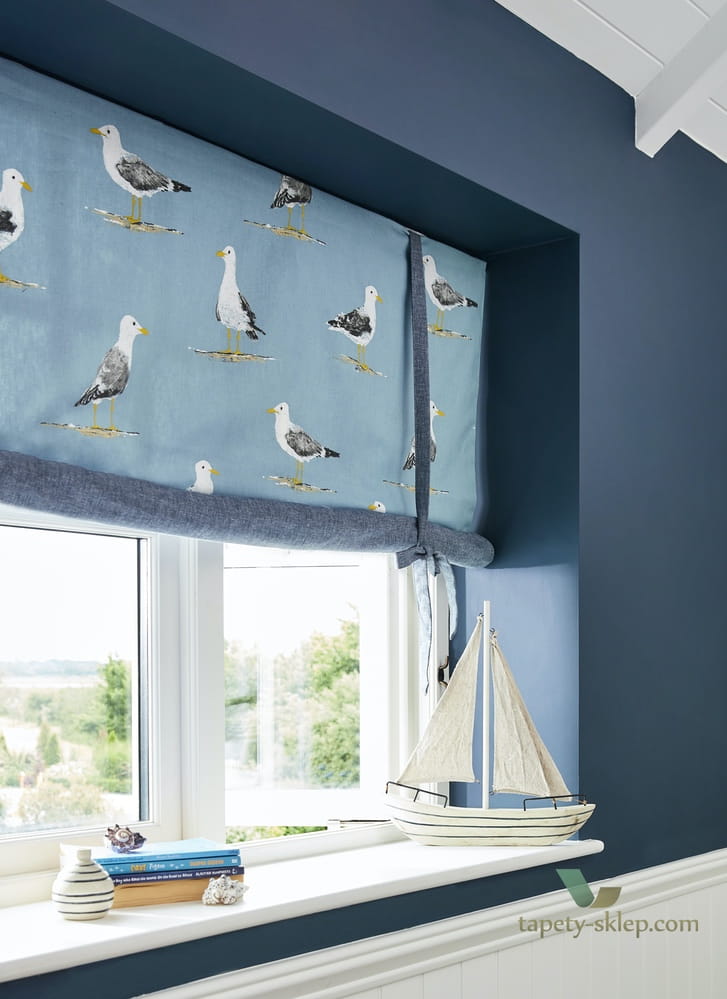 Tapeta mewy Sanderson 216565 Shore Birds Port Isaac