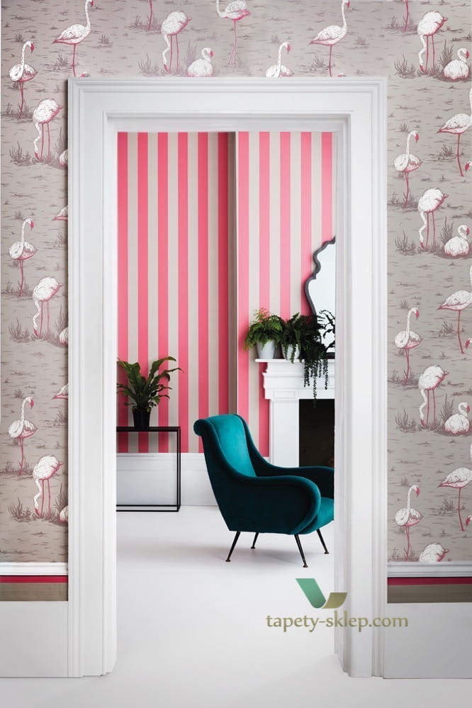 Tapeta Cole & Son Glastonbury Stripe 96/4023 Marquee Stripes