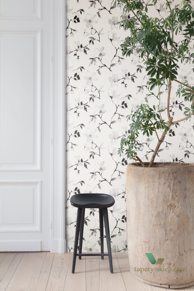 Tapeta kwiaty magnolii Khroma LAV004 Laetitia La Vie en Rose