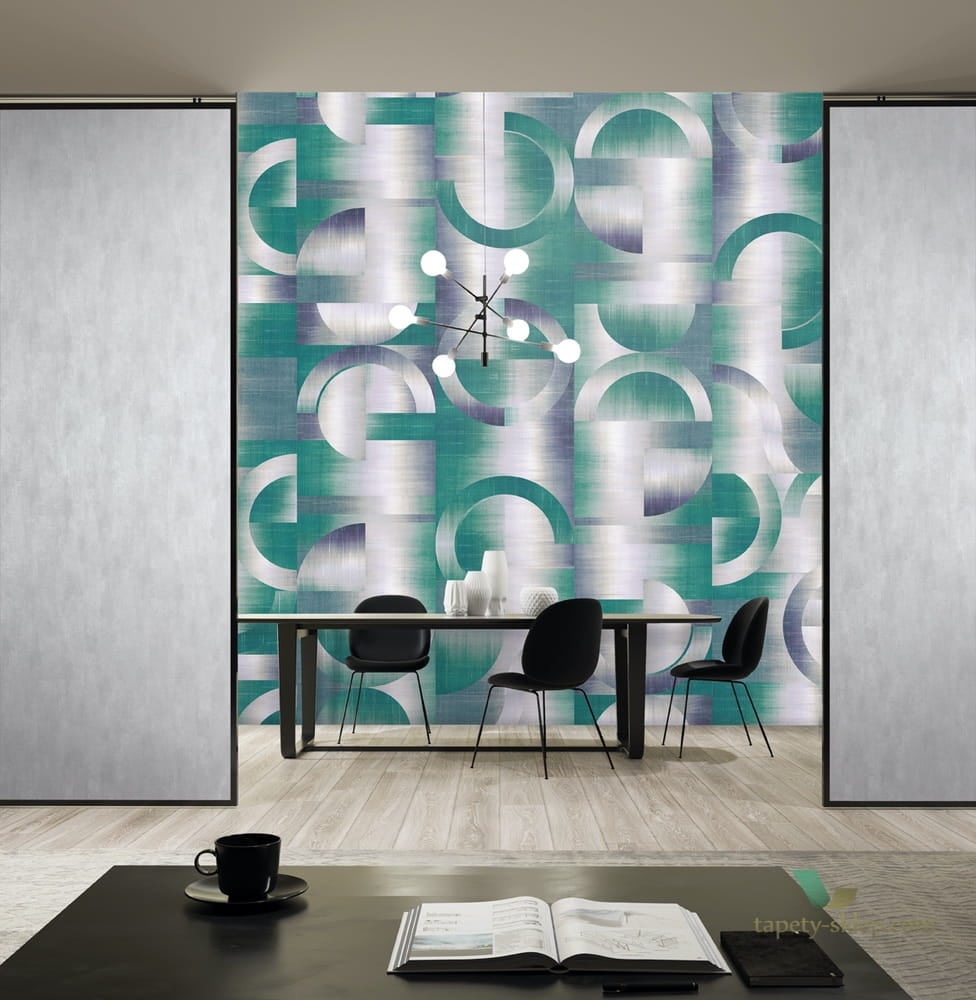 Panel geometryczny Khroma DGPRI1013 Leonardo Teal Prisma