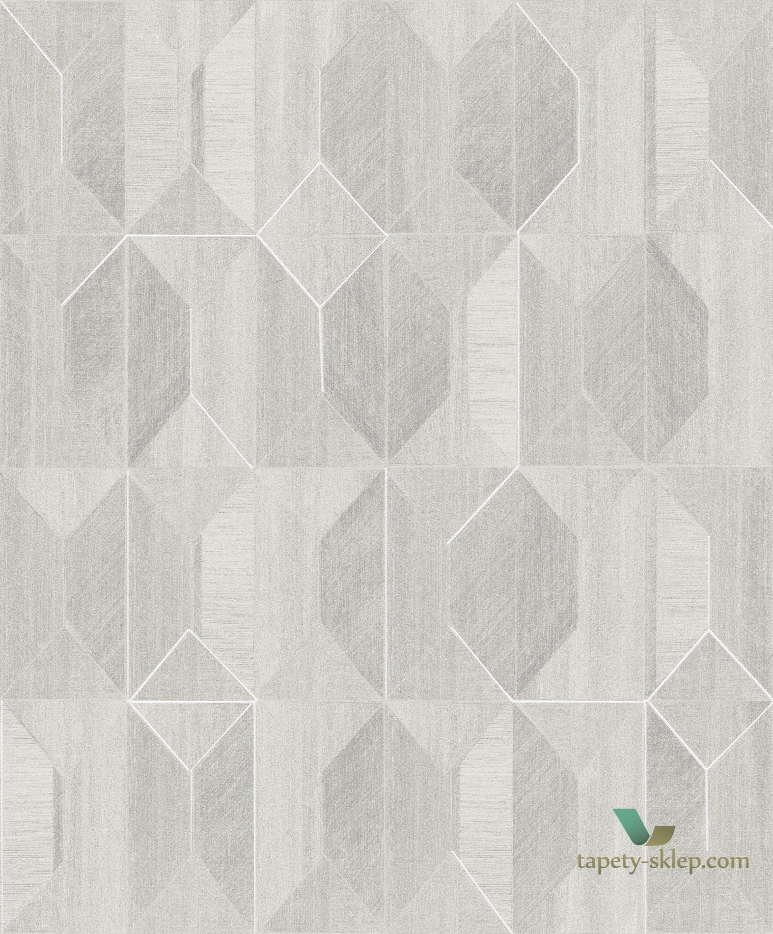 Tapeta geometryczna Khroma PRI004 Marquetry Prisma