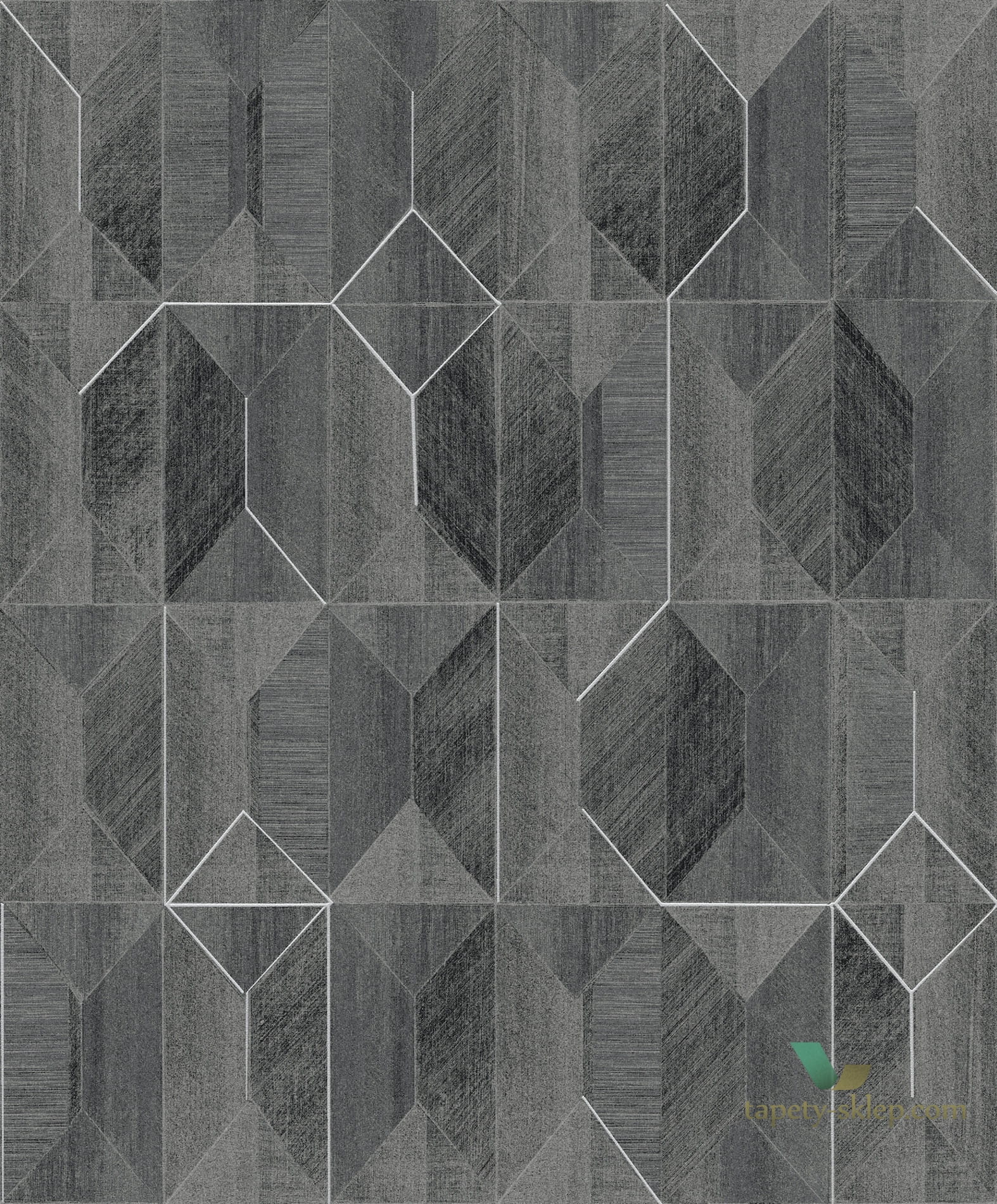 Tapeta geometryczna Khroma PRI005 Marquetry Prisma
