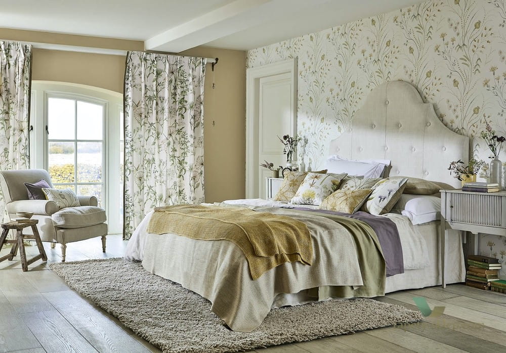 Tapeta botaniczna Sanderson 216497 Summer Harvest