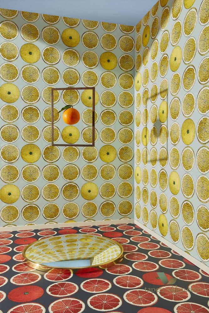 Tapeta Owoce Cole&Son Arance 114/24046 Fornasetti Senza Tempo