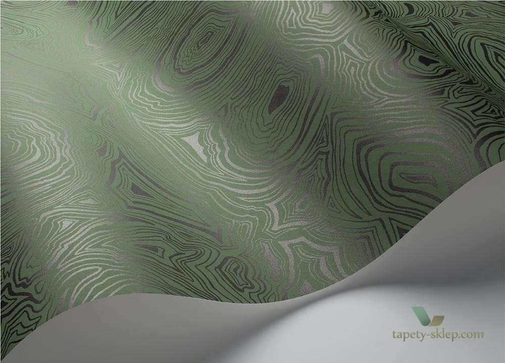 Tapeta Marmur Cole&Son Malachite 114/17035 Fornasetti Senza Tempo