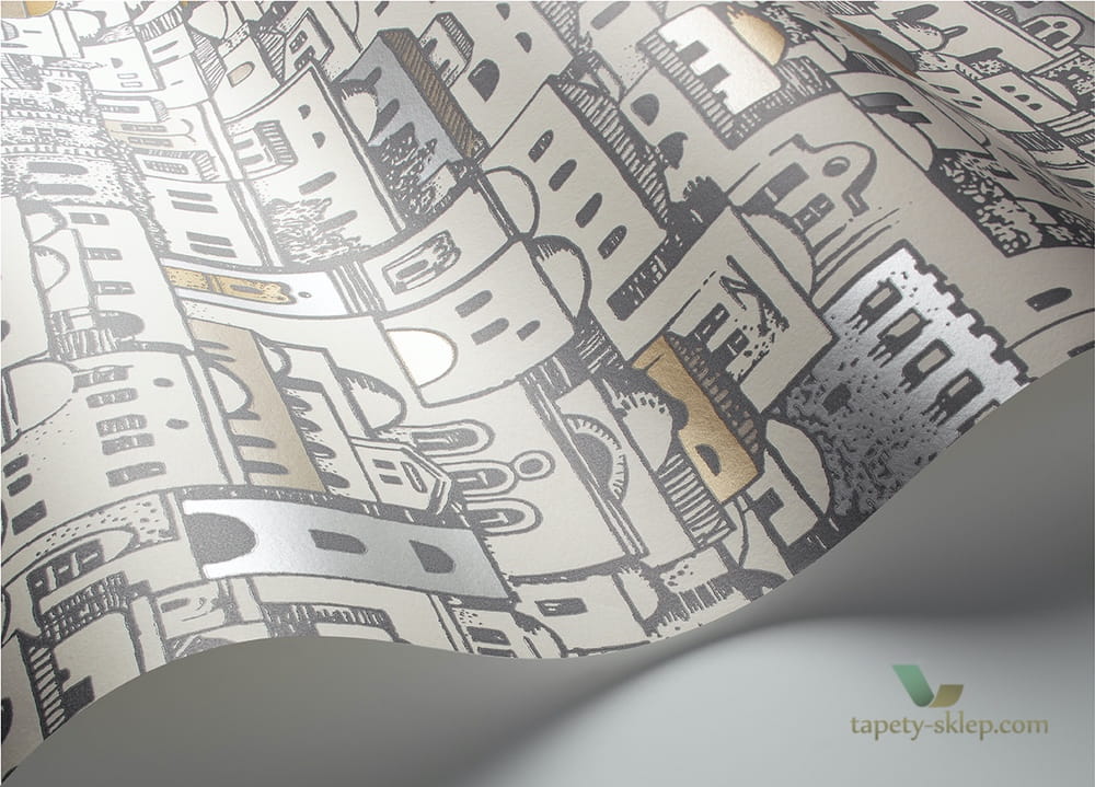 Tapeta Budynki Cole&Son Mediterranea 114/19038 Fornasetti Senza Tempo