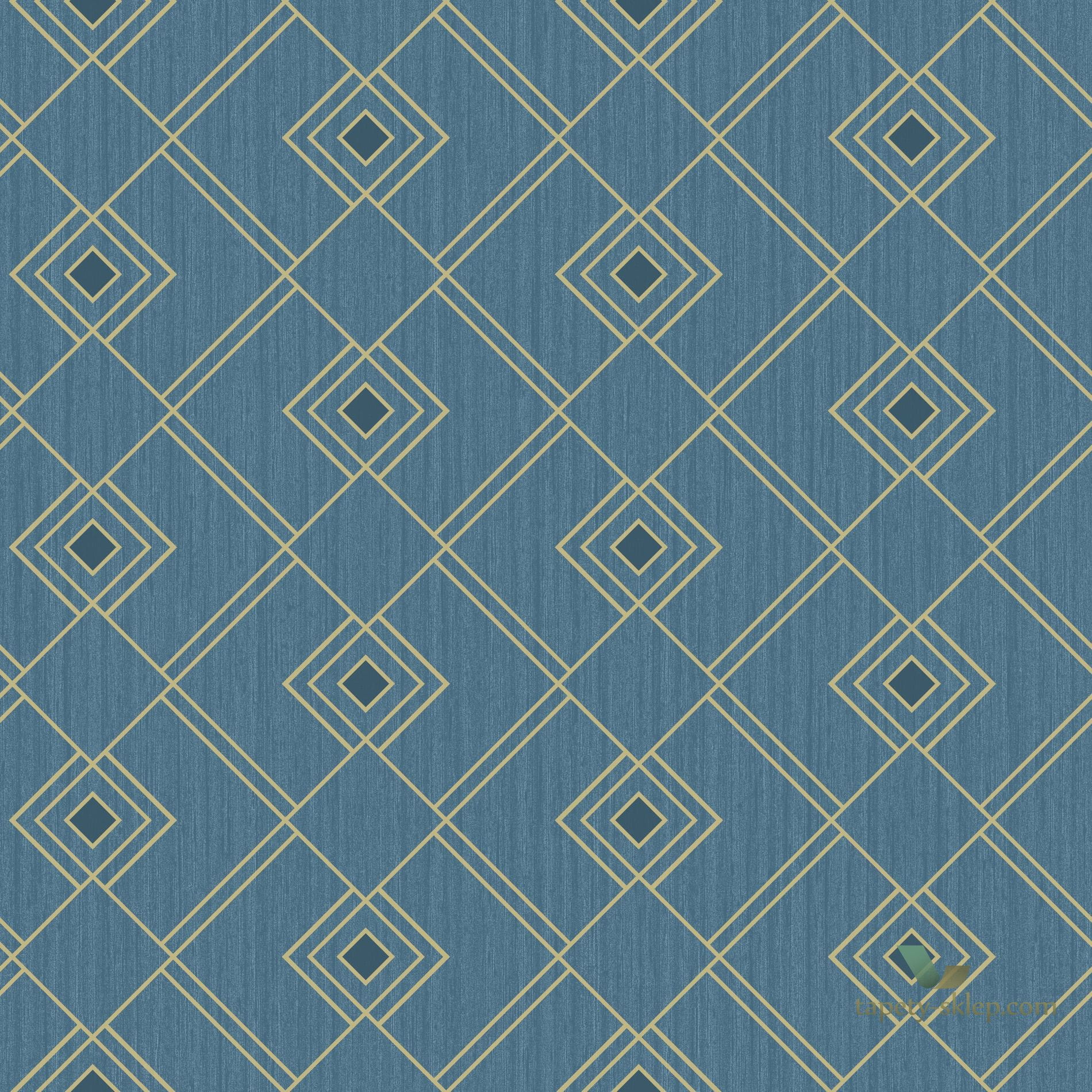 Tapeta geometryczna 3D Caselio SRL100476050 Gatsby Scarlett