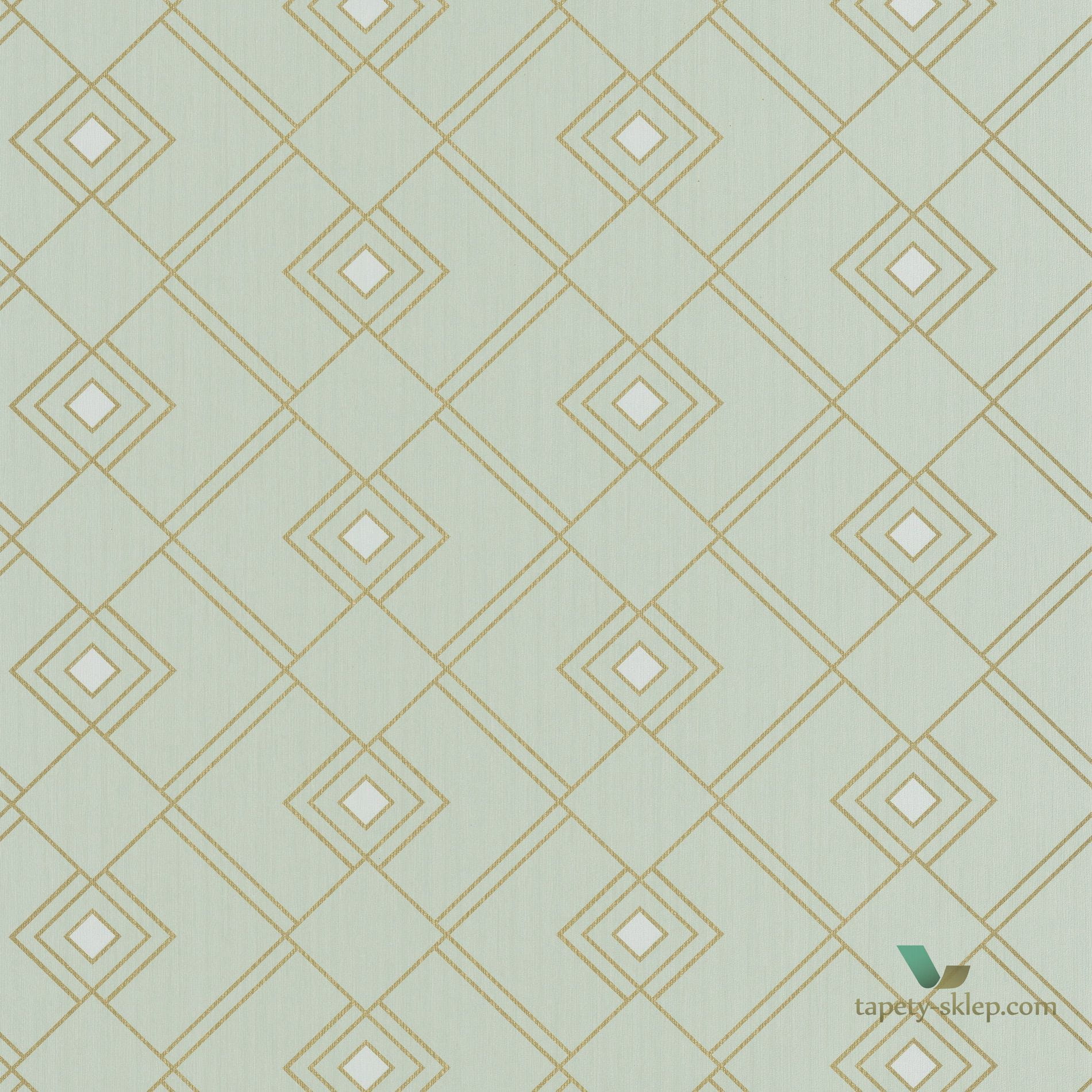 Tapeta geometryczna 3D Caselio SRL100477086 Gatsby Scarlett