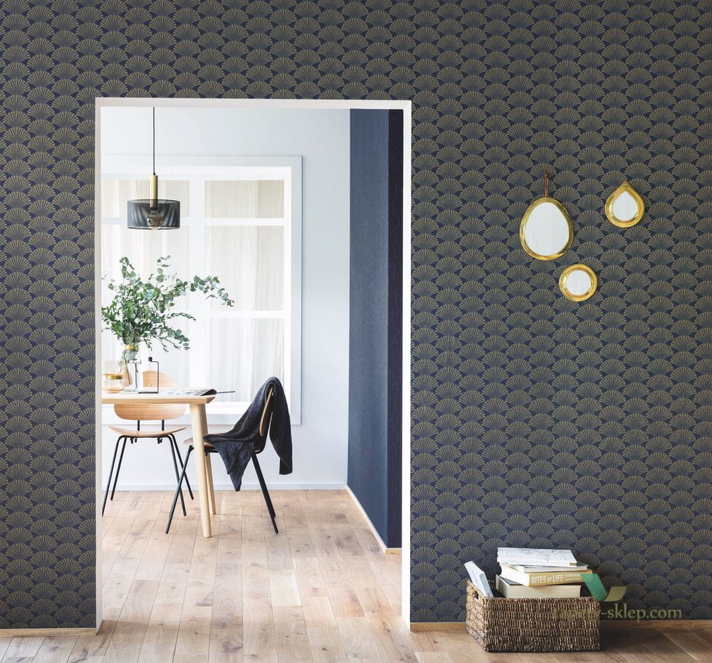 Tapeta w prążki Caselio SRL100514125 Unis Scarlett