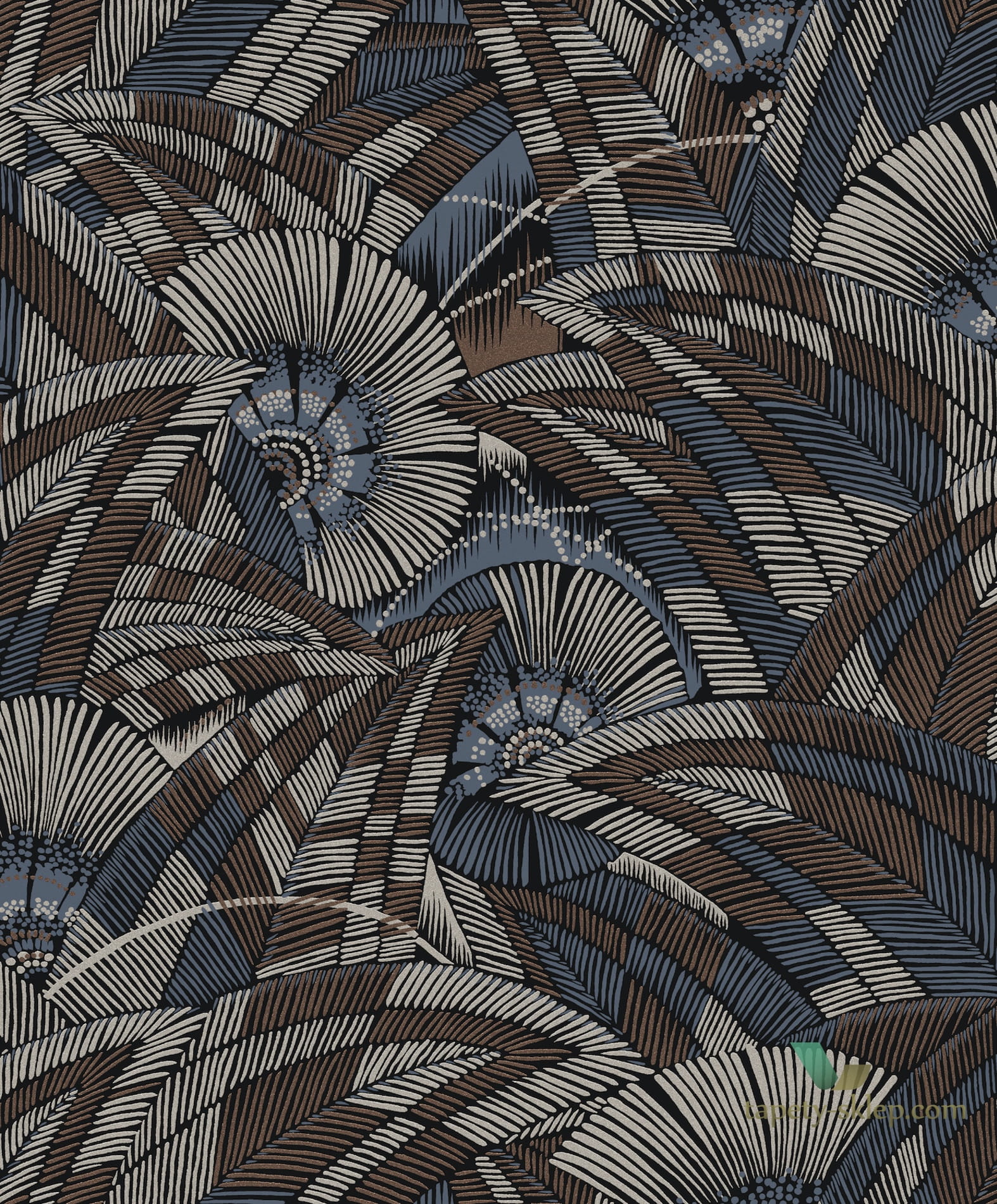 Tapeta art-deco Khroma TRI401 Bali Tribute