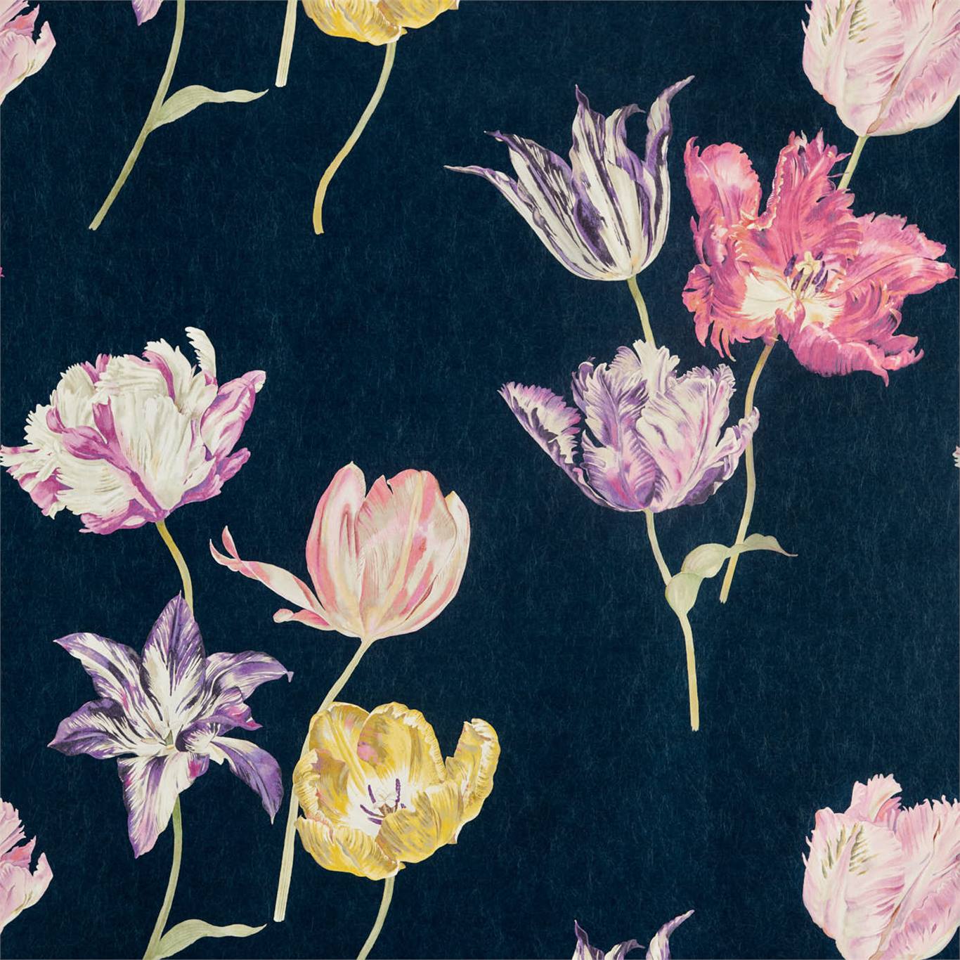 Tapeta tulipany Sanderson 216667 Tulipomania The Glasshouse