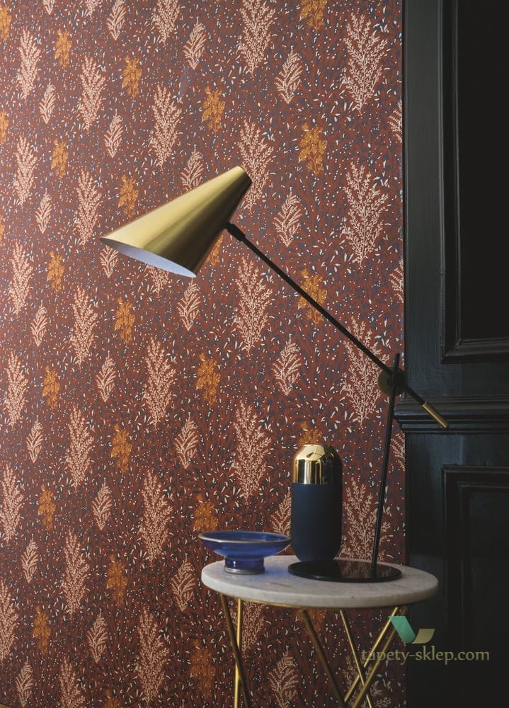 Tapeta roślinna Casamance 74350324 Isoete Blossom