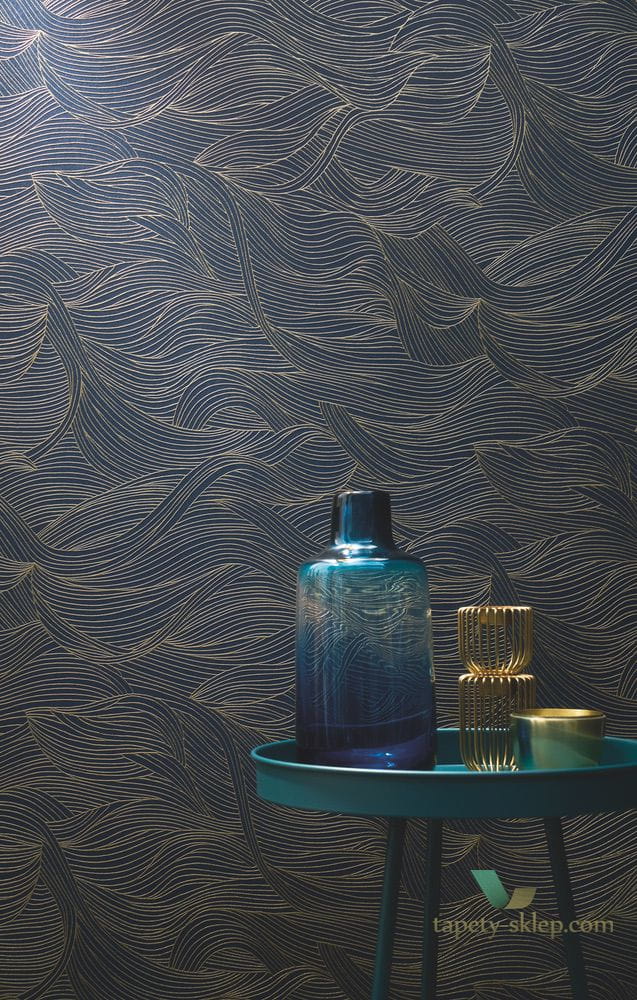 Tapeta z falowanym wzorem Casamance 74360416 Alula Blossom