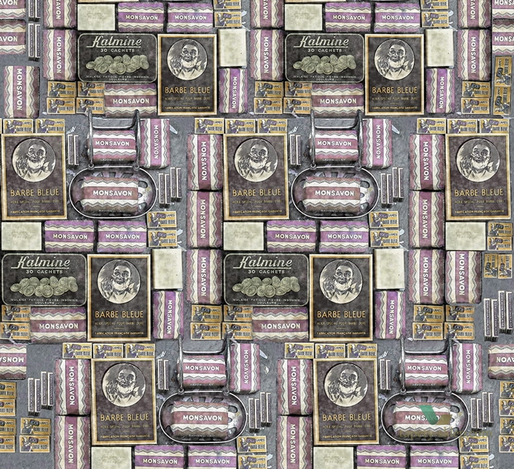 Tapeta łazienkowa Wall&Deco WET_MS1702 MON-SAVON WET SYSTEM