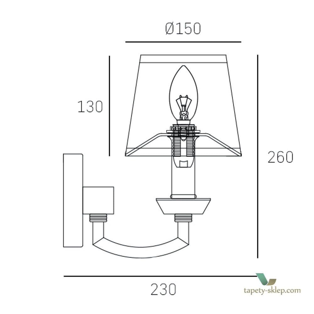 Kinkiet Cosmo Light Dubai W01353WH NI