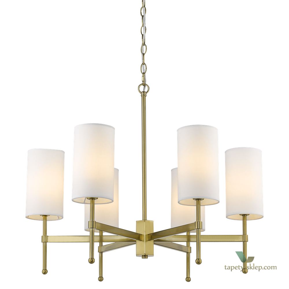 Lampa w stylu modern classic P06970BR  WH Denver