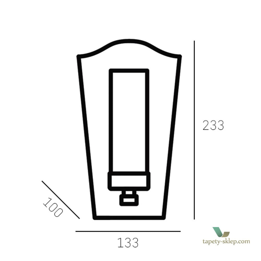 Kinkiet Dublin W01155CH Cosmo Light