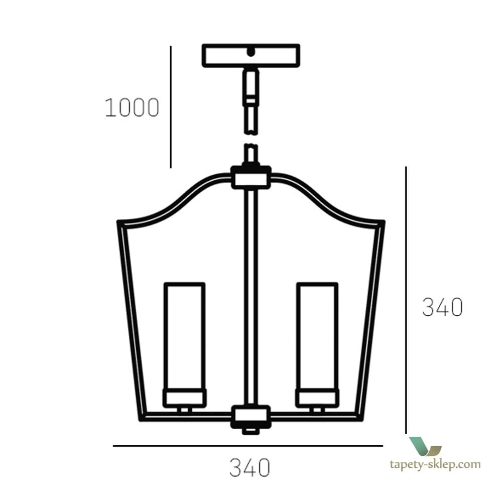 Lampa wisząca Dublin P04148BZ Cosmo Light