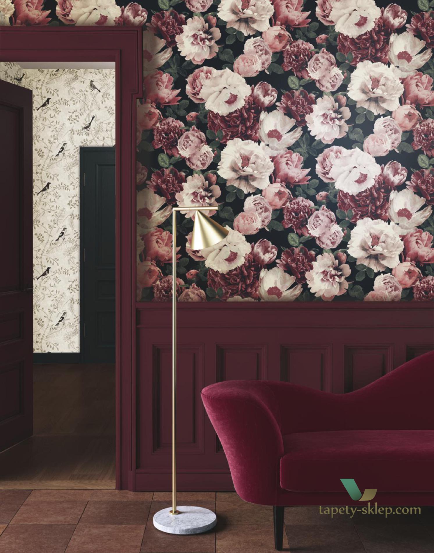Tapeta róże Khroma KEN004 Rosegarden Kent