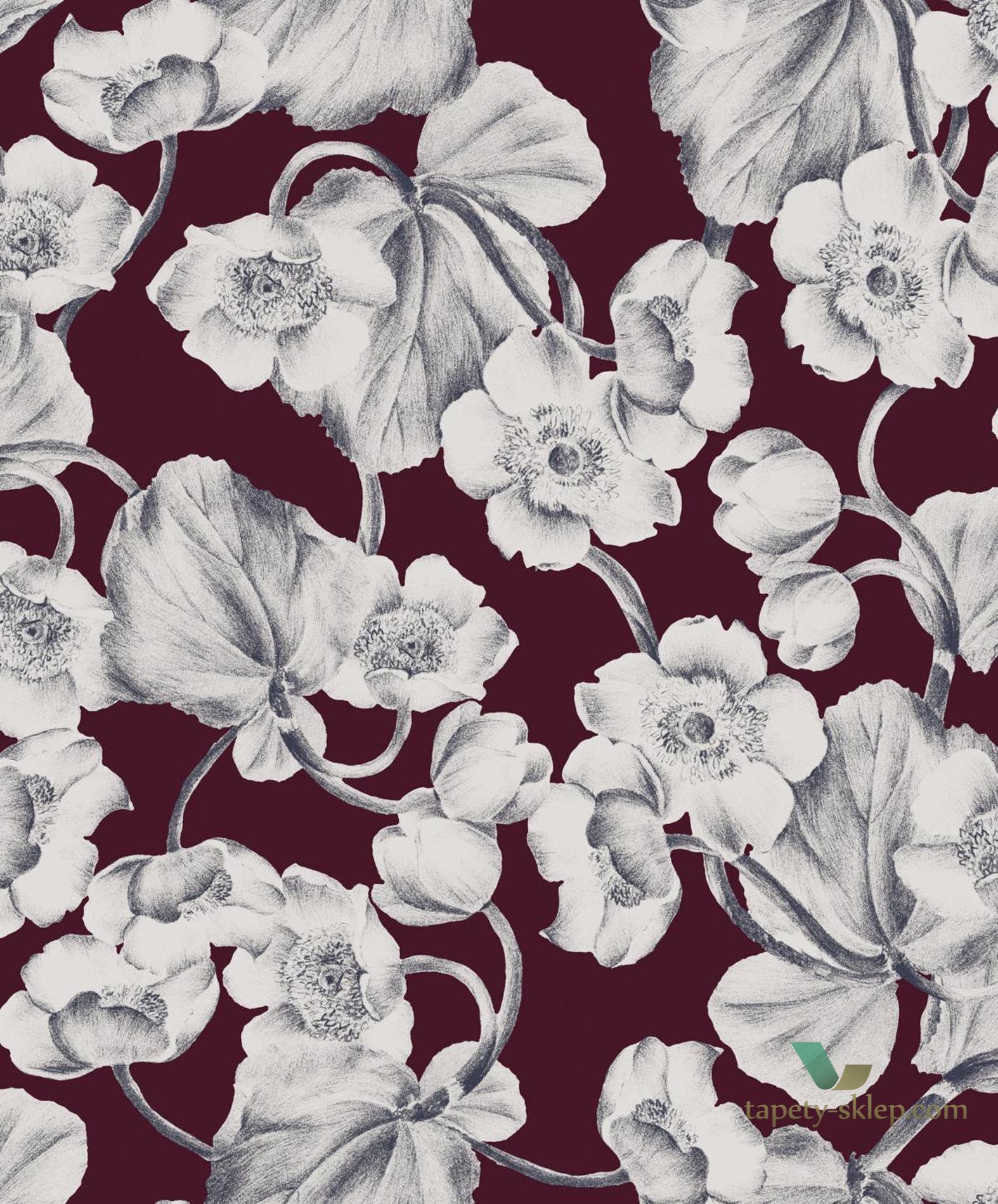 Tapeta kwiaty Khroma KEN302 Anemone Kent