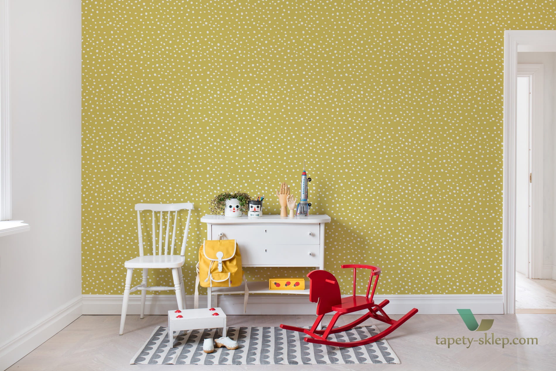 Fototapeta Rebel Walls R15752 Rebel Dot Papaya