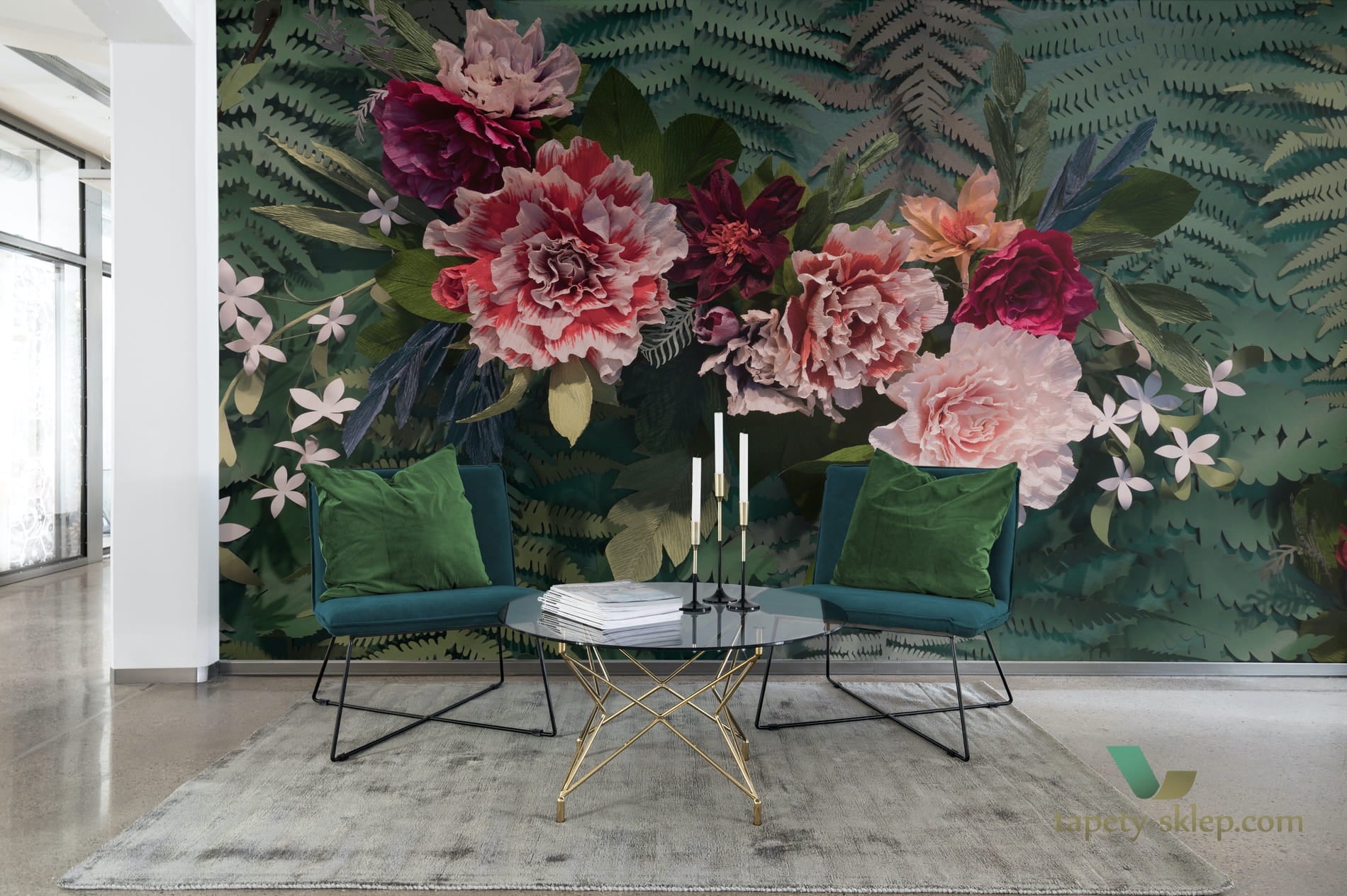 Fototapeta Rebel Walls R15802 Unfading Flowers Colossal