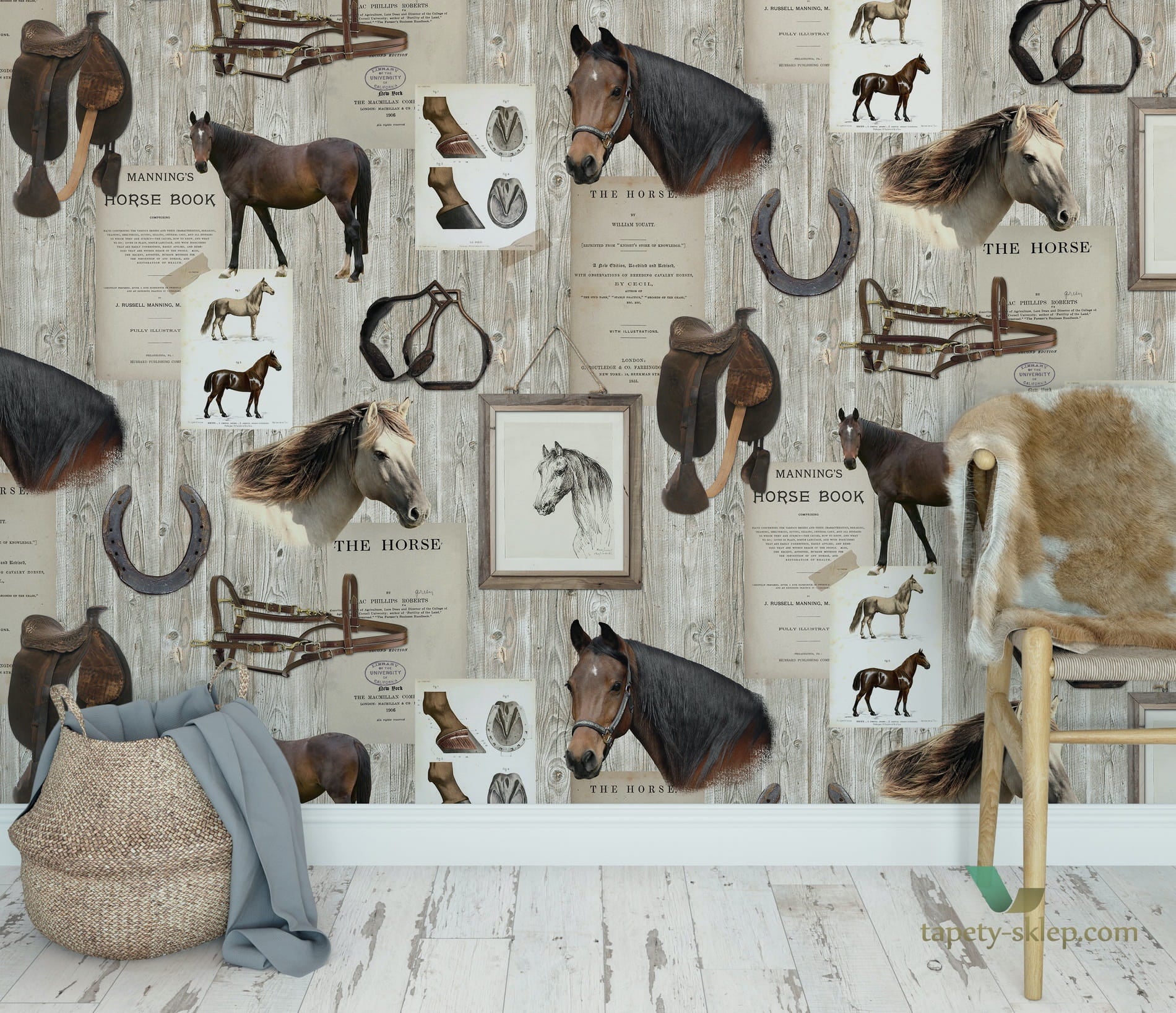 Fototapeta Rebel Walls R15551 Horse Mania