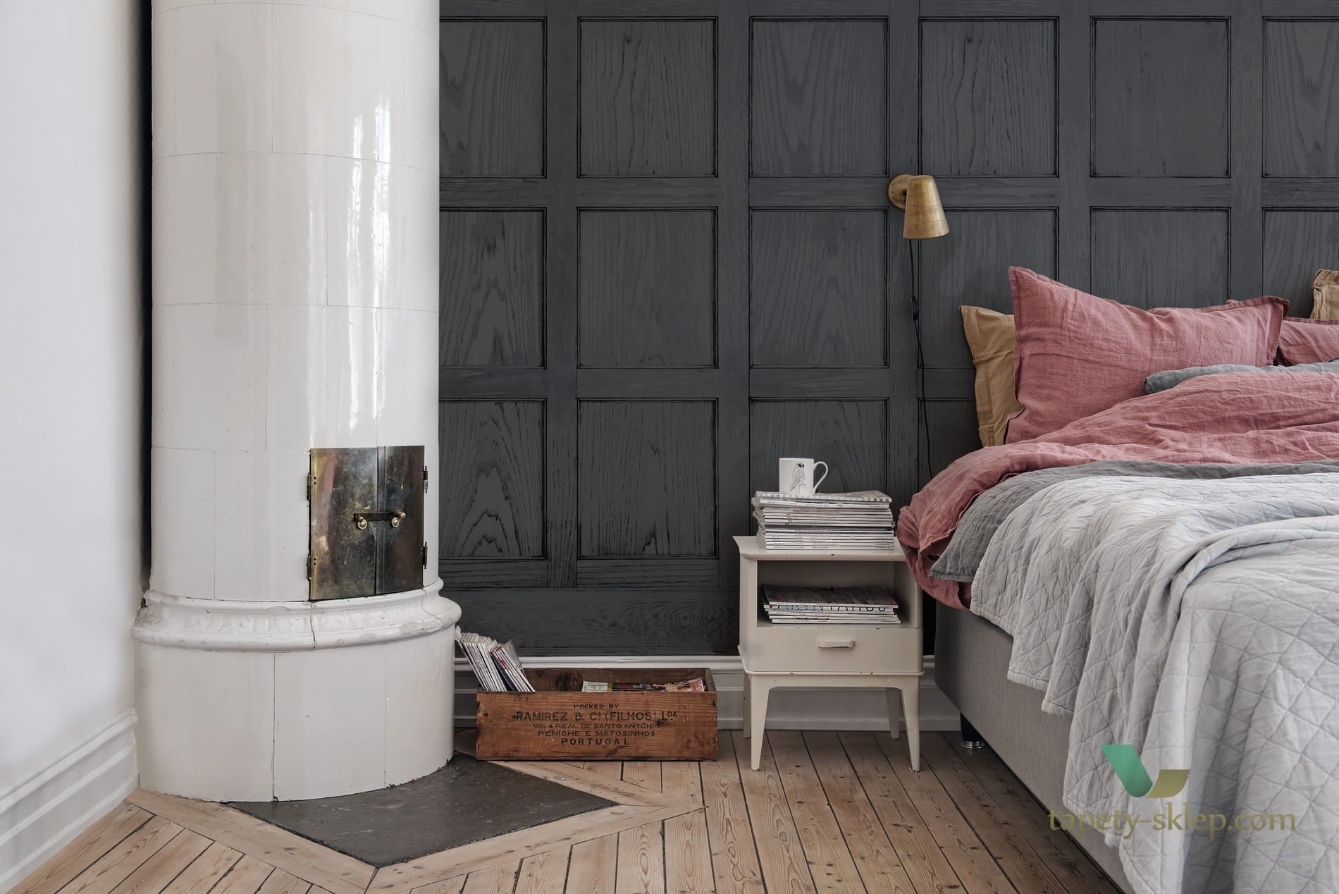 Fototapeta Rebel Walls R12883 Panel Cambridge Green