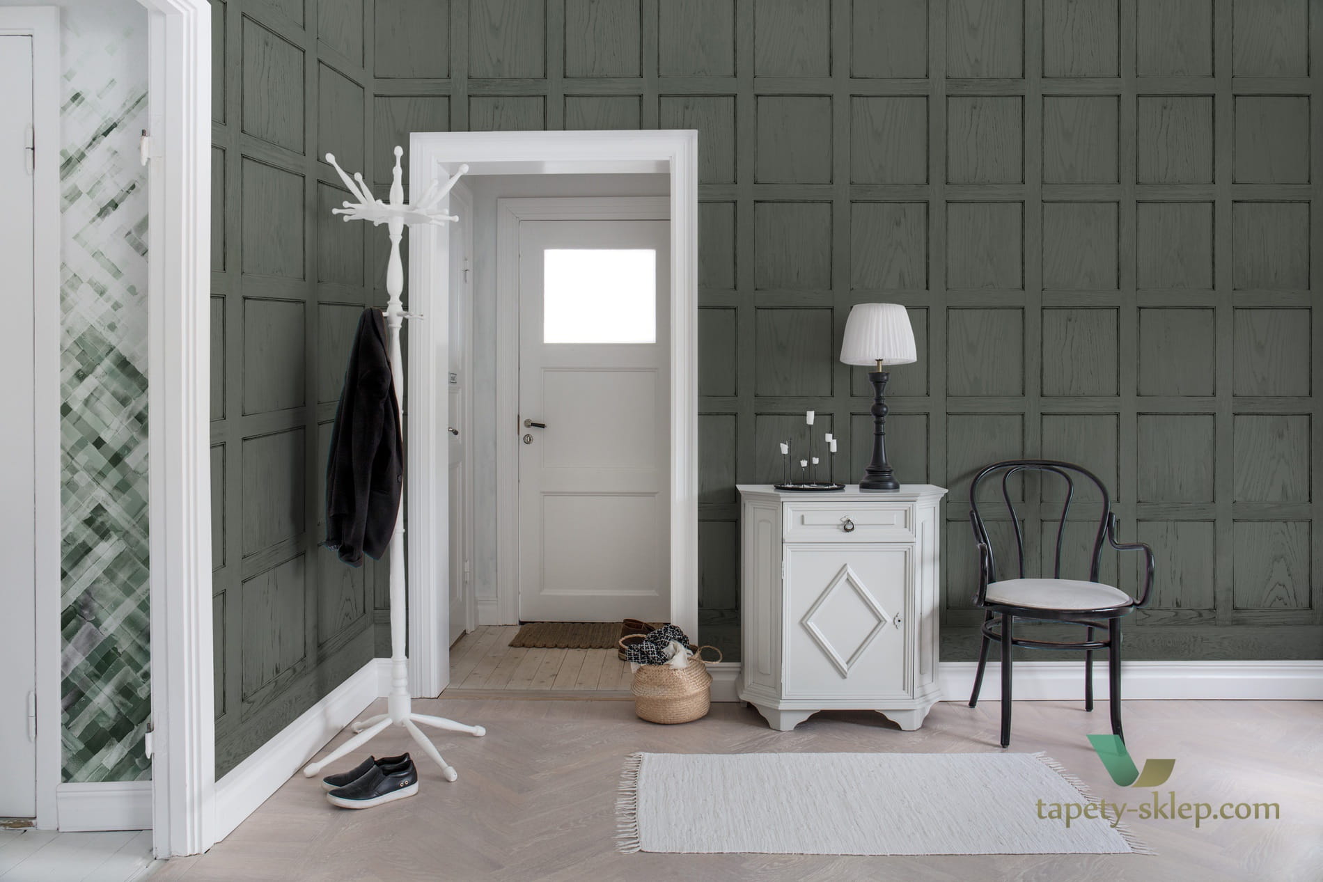 Fototapeta Rebel Walls R12883 Panel Cambridge Green