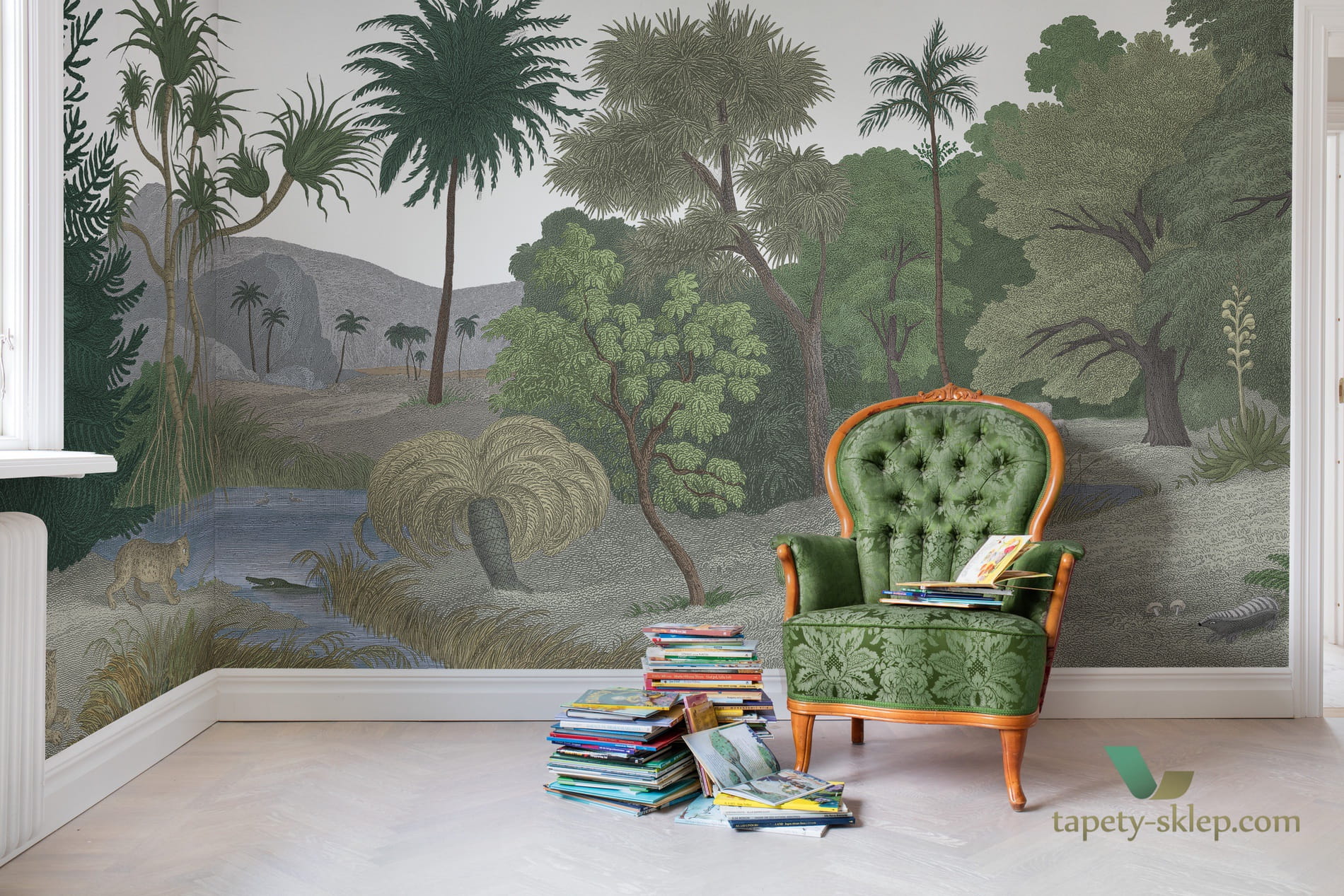 Fototapeta Rebel Walls R14614 Jungle Land Color