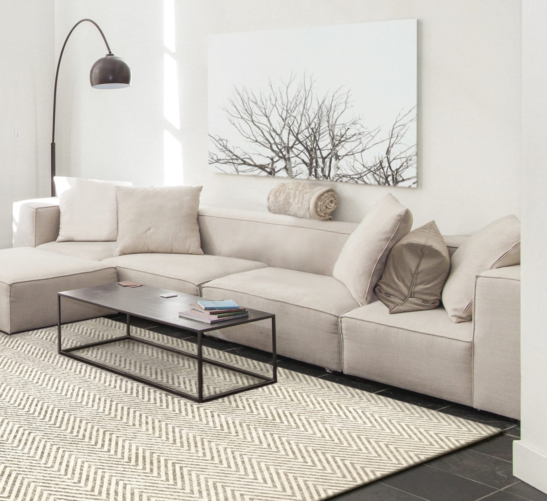 Dywan Luno Cold Beige Carpet Decor
