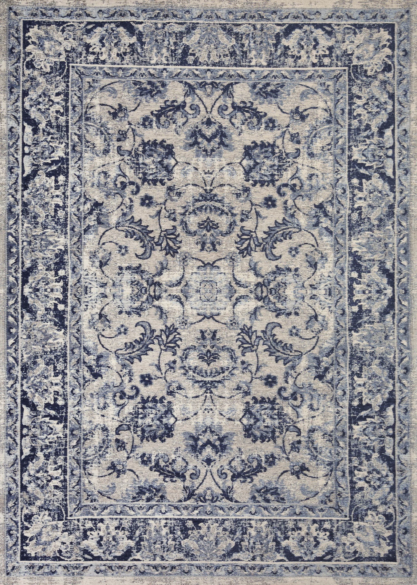 Dywan Tebriz Antioue Blue Carpet Decor