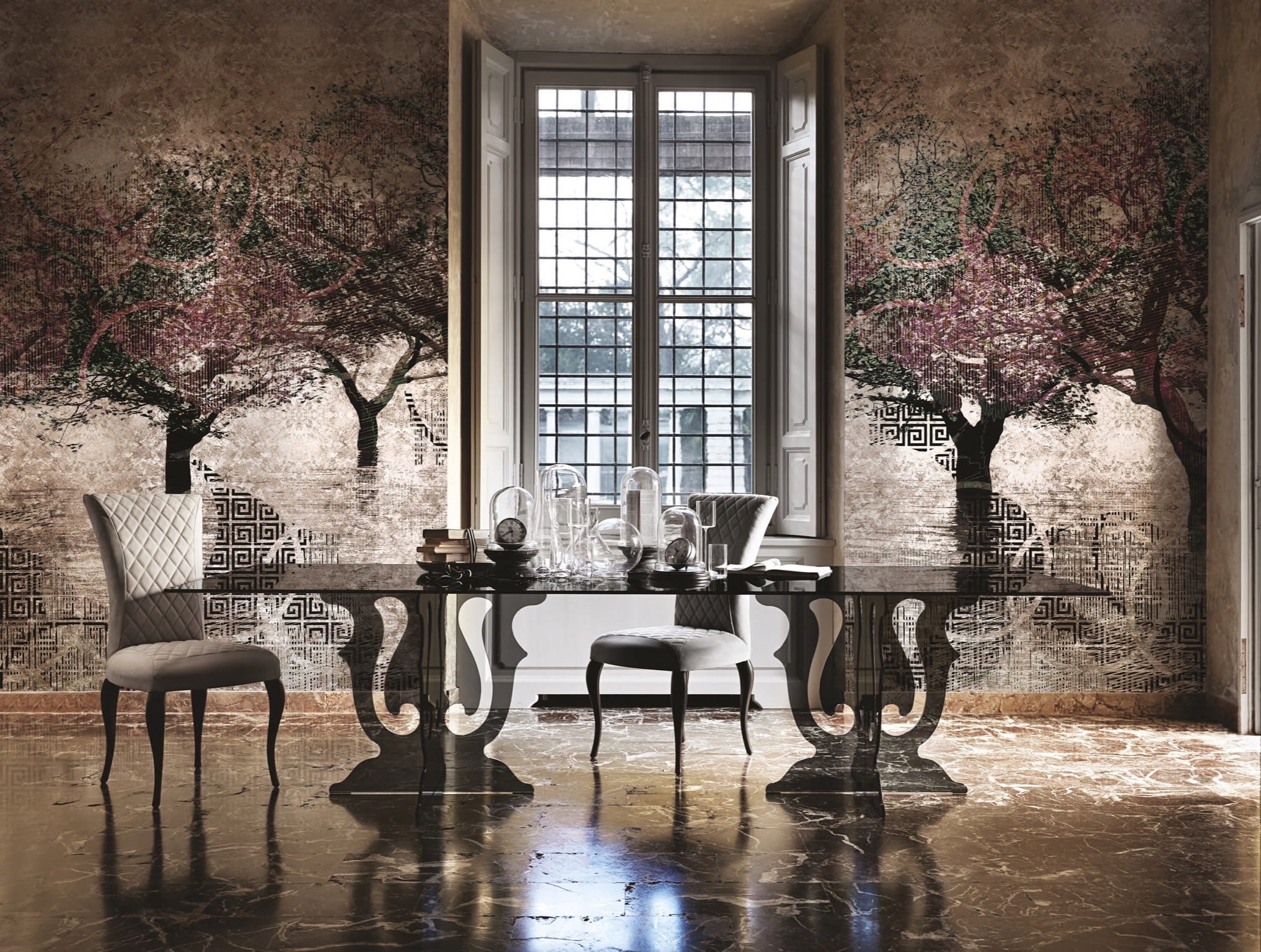 Tapeta INKQYFR1901 Hydra Inkiostro Bianco