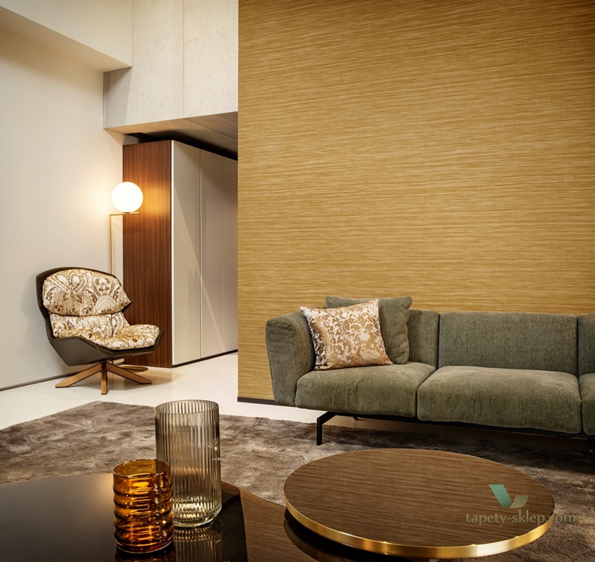 Tapeta jak płótno Arte Lignes 40504 Lino