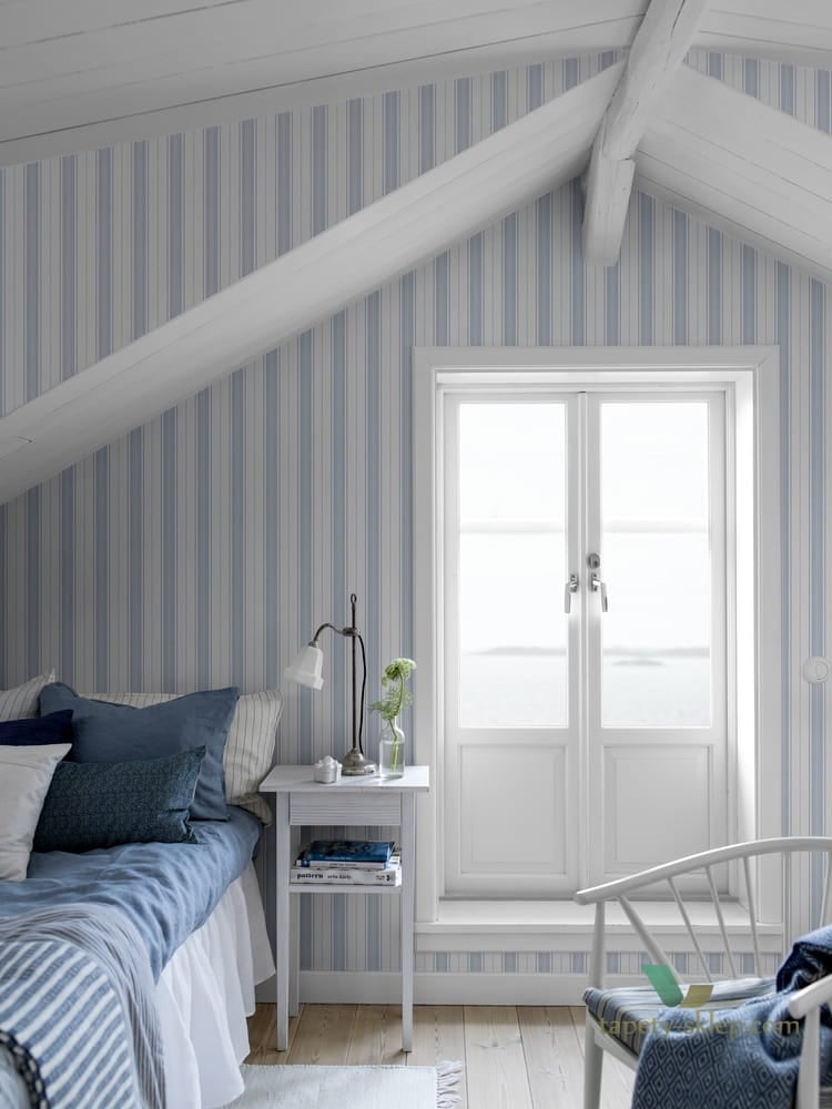 Tapeta w paski Boras 8877 Hamnskar Stripe Marstrand II