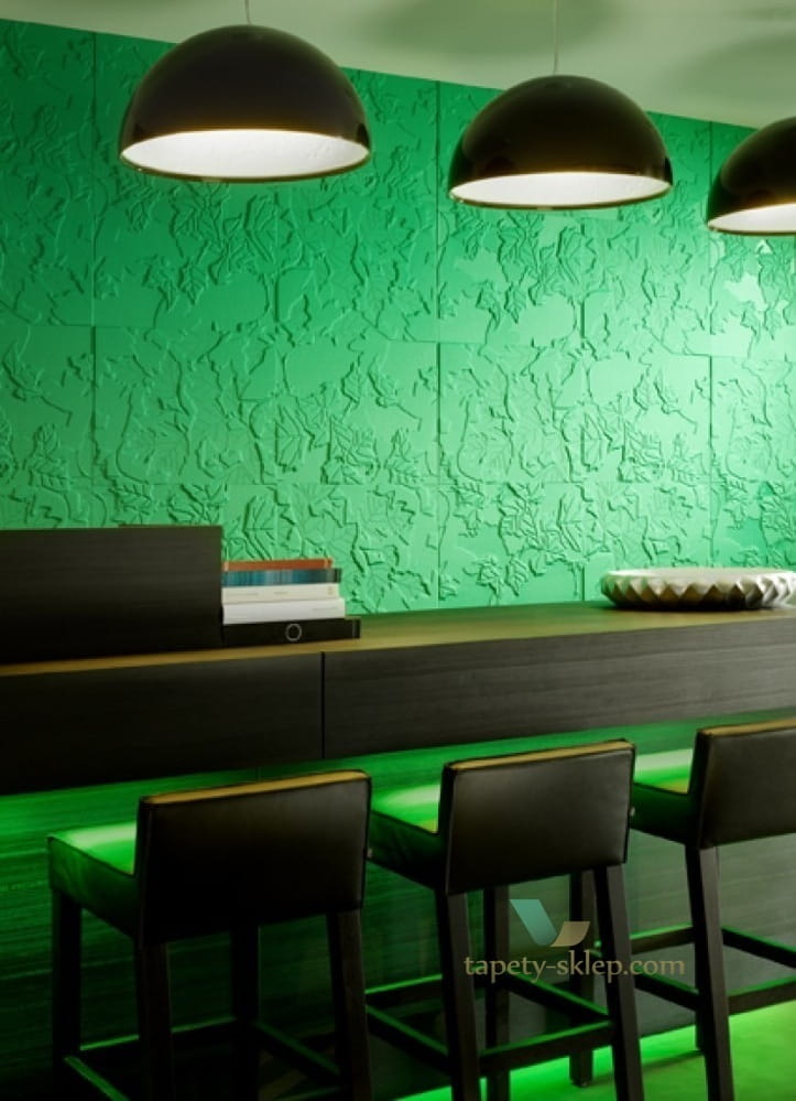 Tapeta tekstylna 3D liście 10501 Arte Intrigue